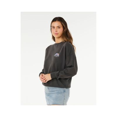 2. RIP CURL Bells Heritage Crew Women's Sweatshirt Black