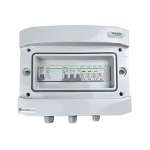 Hermetic IP65 EMITER AC connection switchboard with AC surge arrester Noark type 1+2, 10A 3-F, RCD type A 40A/300mA