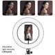12. MACLEAN RING LAMP 10" LED12W FOR SELFIE WITH TRIPOD MCE610