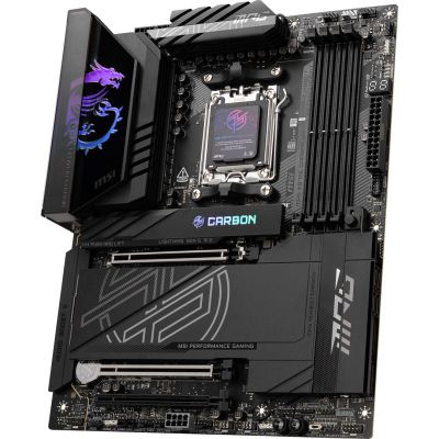 9. MSI MPG X870E CARBON WIFI Motherboard