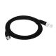 Patchcord UTP A-LAN KKU5CZA0.5 (RJ45 - RJ45; 0.50m; UTP; cat. 5e; black)