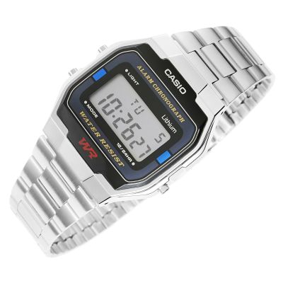 6. CASIO A163WA-1QES Unisex Watch + BOX