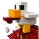 6. LEGO Minecraft 21273 Balloon Ghast Village Attack
