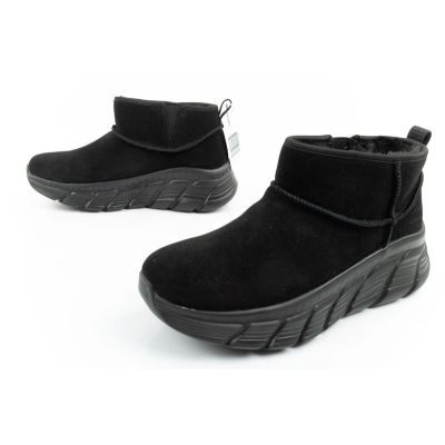 17. Skechers women's winter boots, insulated leather ankle boots