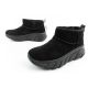17. Skechers women's winter boots, insulated leather ankle boots