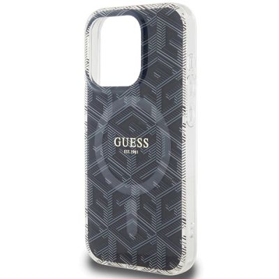 6. Guess IML GCube MagSafe case for iPhone 15 Pro - black