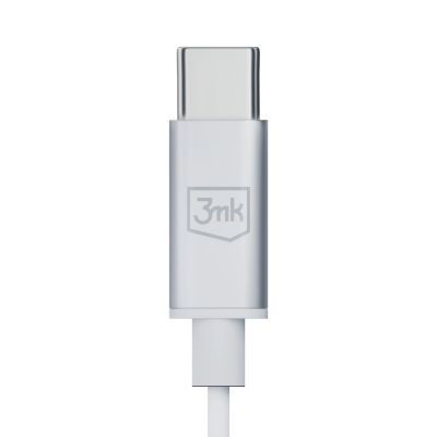 3. USB-C 3mk Wired Headphones - white