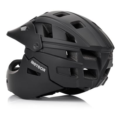 6. Meteor Hydra S full-face bicycle helmet 51-55 cm black