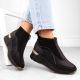12. Rieker W N6361-00 RKR704 wedge ankle boots