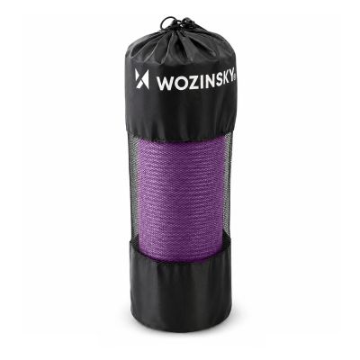 4. Wozinsky WNSP-15F Exercise Mat 183 x 61 x 1.5 cm Thick Gymnastic Mat for Yoga and Fitness - Purple