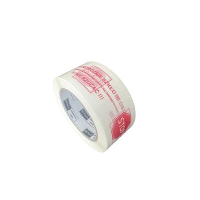 2. BSTech adhesive tape with print 48x100m "Careful glass"