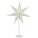 2. DECORATIVE STAR FLOOR LAMP 65 CM E14 WHITE