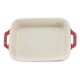 3. Staub Rectangular Ceramic Platter - 4.5 Liters, Red
