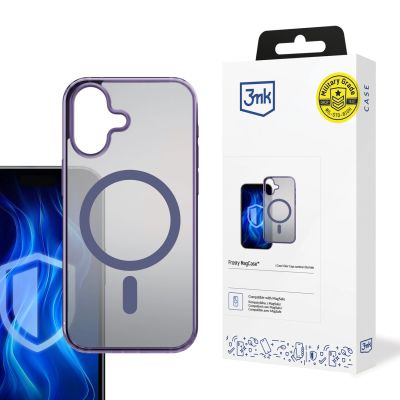 3mk Frosty MagCase Purple for Apple iPhone 16 - purple