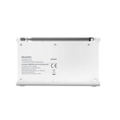 2. BLAUPUNKT DAB DR3WH portable radio, white