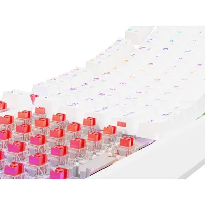 9. GENESIS Thor 230 TKL Keyboard Gaming USB + RF Wireless + Bluetooth QWERTY US English White