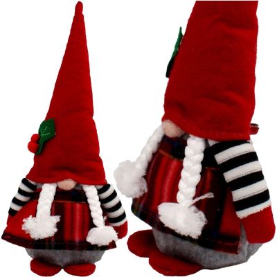 5. DECORATIVE gnome 30cm with rowan GIRL