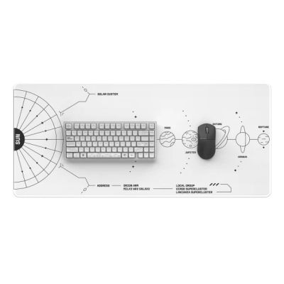 3. Dark Project Terra Nova Gaming Mousepad White