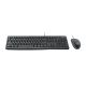 24. Logitech MK120 920-002562 keyboard and mouse set (membrane; USB 2.0; (US); black; optical; 1000 DPI)