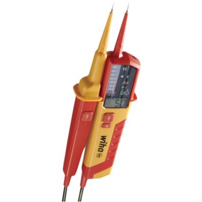 10. Wiha 45217 Voltage Tester Red, Yellow