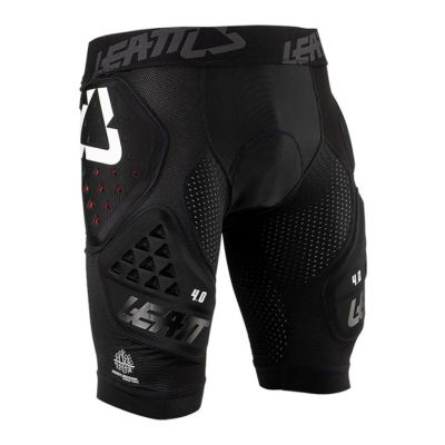 LEATT Impact Shorts 3DF 4.0 Protective Shorts, Size M, Black