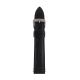 Black Zeppelin Leather Strap, 20 mm