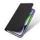 4. Dux Ducis Skin Pro Wallet Case for iPhone 15 Plus - Black