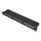 4. Patch panel Extralink EX.9830 (1U; cat. 5e; 24xRJ-45)