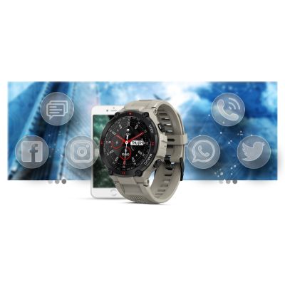 15. GIEWONT Gray GW430-2 Smartwatch