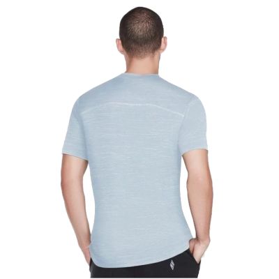 2. Skechers On the Road Tee M2TS209-LTBL Blue M