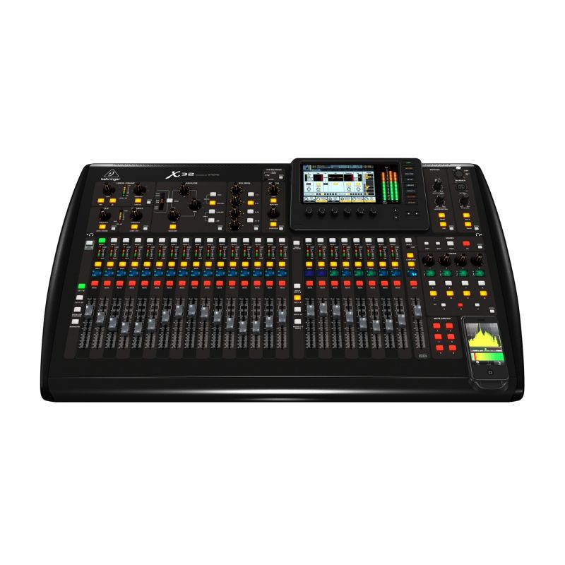 8. Behringer X32 Audio Mixer 40 Channels 10 - 22000 Hz Black