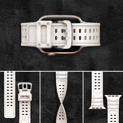 6. Strap Triple Protection for Apple Watch 38 / 40 / 41 mm band bracelet - beige