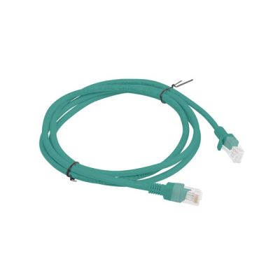2. PATCHCORD CAT.5E UTP 1.5M GREEN FLUKE PASSED LANBERG 10-PACK