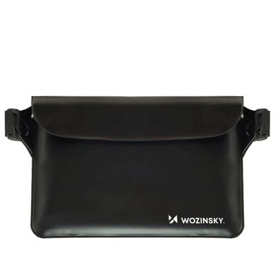 Wozinsky WWS-01 Waterproof PVC Waist Bag - Black