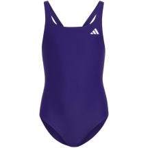 Adidas V-back purple kids' swimsuit KS2955