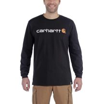 Carhartt Core Logo Hoodie - Black