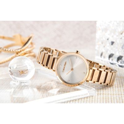 6. CALVIN KLEIN Minimalistic T Bar Women's Watch 25200140 + BOX