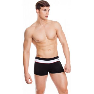 5. Aqua-Speed Grant men's swimming shorts M black and white 15 410