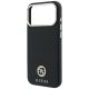 6. Guess Grained Round Strass Logo MagSafe Case for iPhone 18 Pro Max / 17 Pro Max - Black