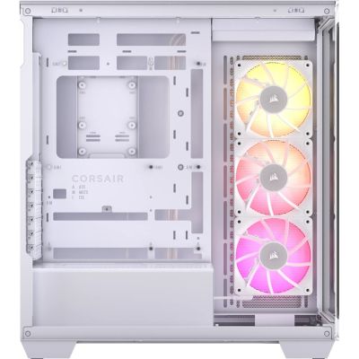 4. Corsair iCUE LINK 3500X RGB Midi Tower White