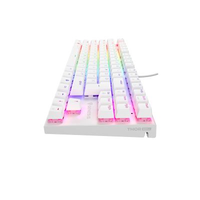 2. GENESIS THOR 303 TKL US WHITE RGB MECHANICAL GAMING KEYBOARD SILENT SWITCH HOT SWAP