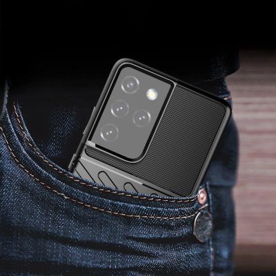 11. Thunder Case for Samsung Galaxy S23 Ultra silicone armor case blue