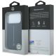 8. Mercedes Leather Semi Wrap Iconic Line MagSafe Case for iPhone 17 Pro - Navy Blue