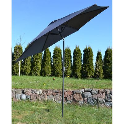 17. 300CM FOLDABLE GARDEN UMBRELLA GREY