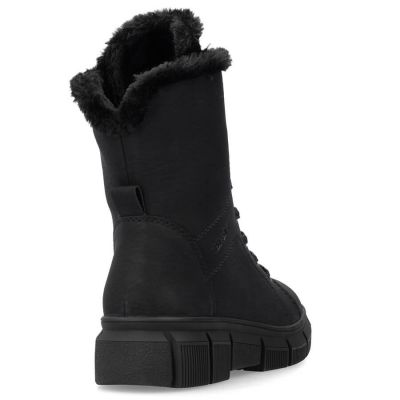 14. Rieker W X3402-00 RKR743 Fur Ankle Boots