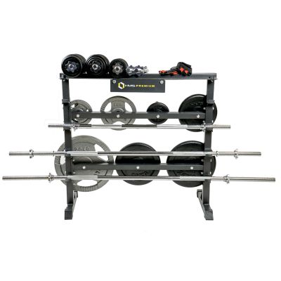 5. HMS STR12 Premium Plate and Dumbbell Stand