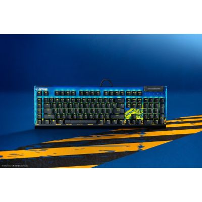 13. Razer BlackWidow V4 X Fortnite Edition Yellow Keyboard