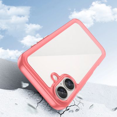 3. Outer Space Case with Gel Frame for iPhone 16 Plus - Red