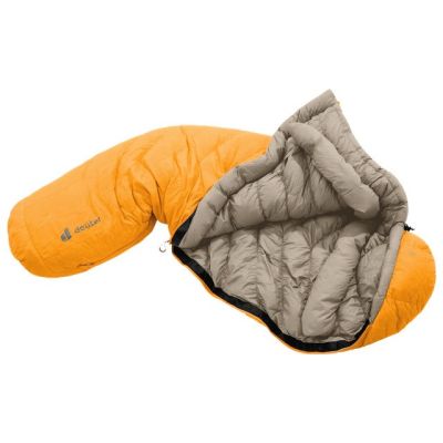 6. Deuter Astro Pro 800 Down Sleeping Bag -16C/3F, magma/titanium
