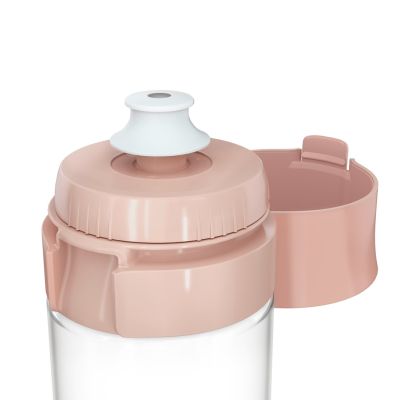 9. Brita Vital Pastel Peach Filter Bottle 2 Discs